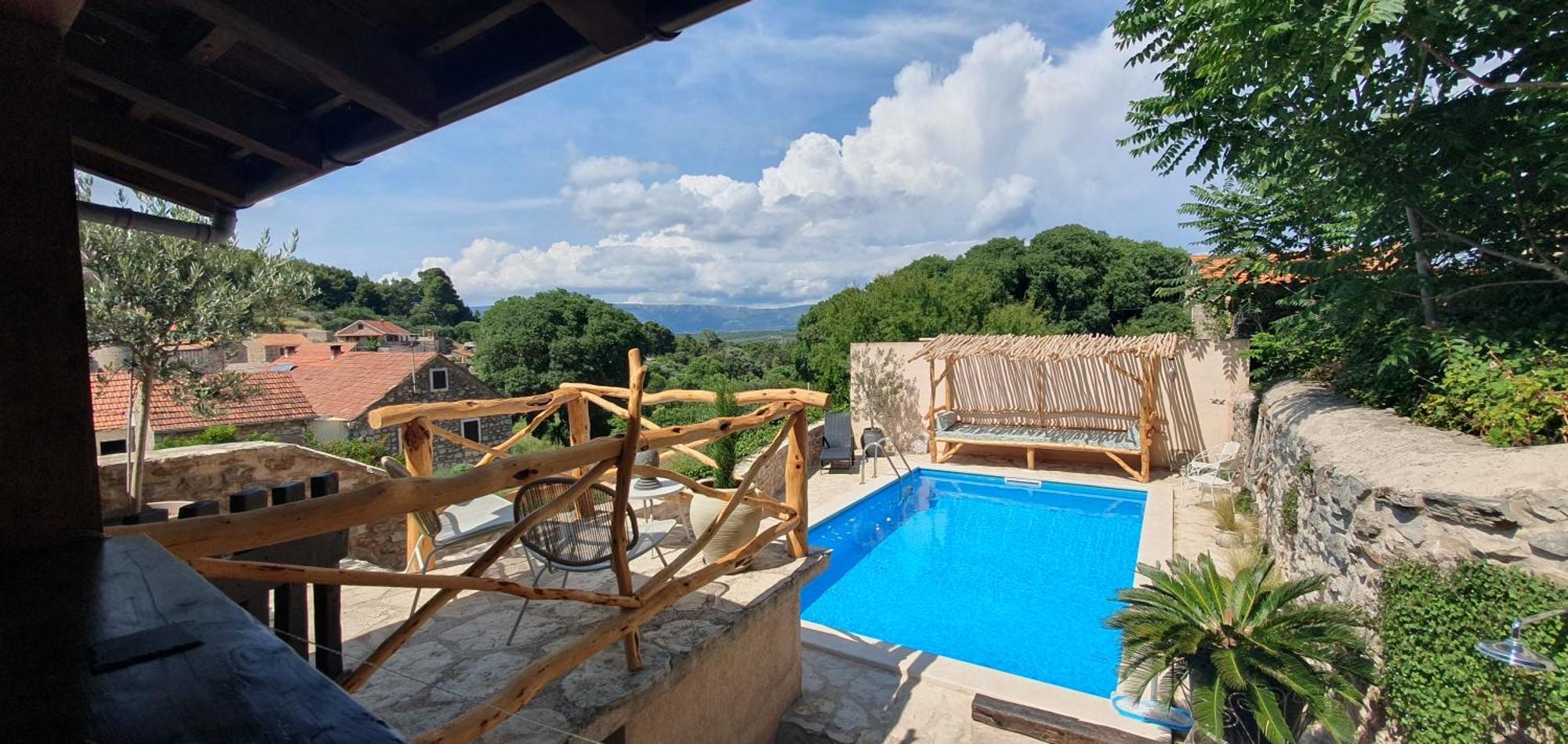 Hvar Stone Villa With Pool *